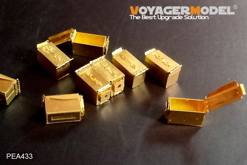Voyager Model PEA433 Modern US ARMY Cal .50 M2 Ammunition Can Old Model Patten 1(GP) 1/35 – zdjęcie 2