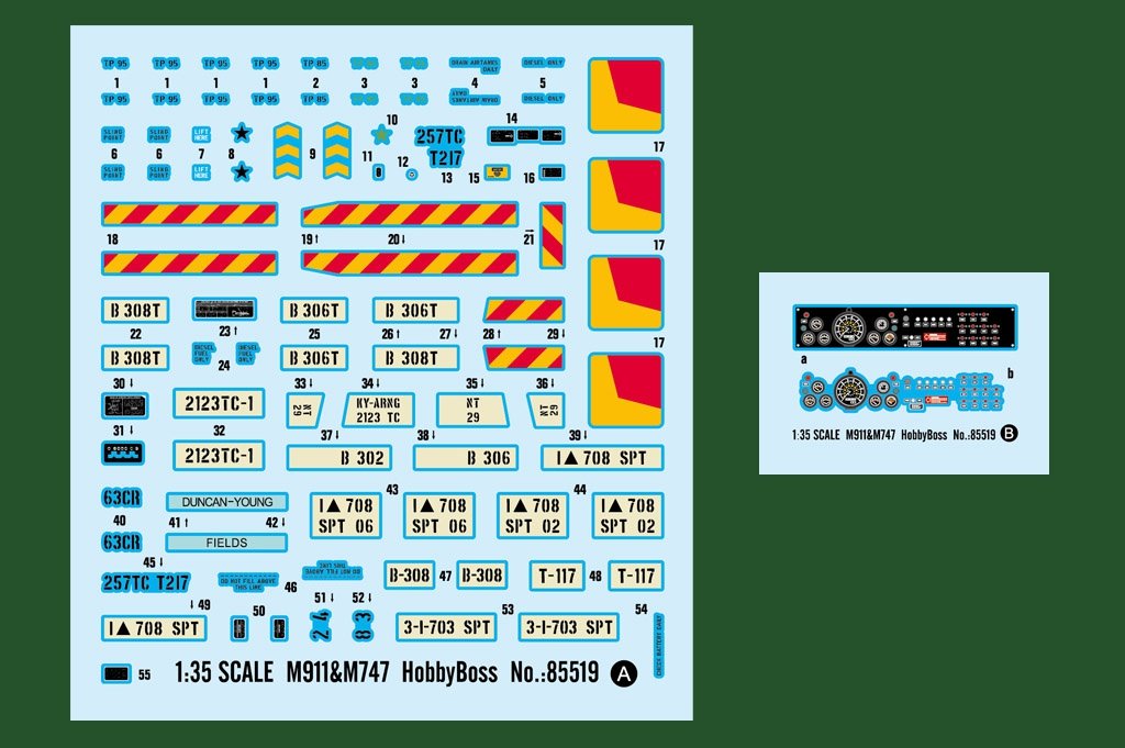 Hobby Boss 85519 M911 C-HET w/m747 Heavy Equipment Semi-Trailer 1/35 – zdjęcie 5
