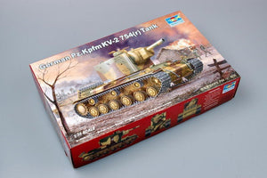 Trumpeter 00367 German Pz.Kpfm KV-2 754(r) Tank 1/35 – zdjęcie 4