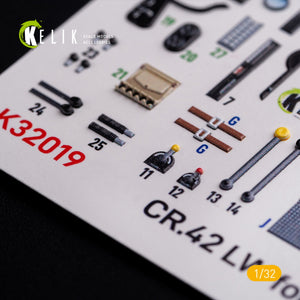 KELIK K32019 CR.42 LW - Interior 3D Decal for ICM kit 1/32 – zdjęcie 3