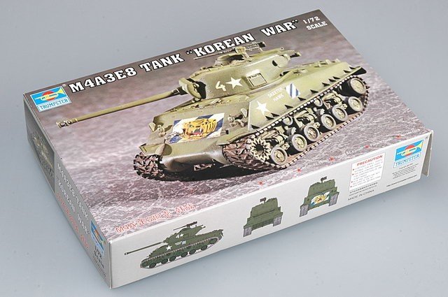 Trumpeter 07229 M4A3E8 TANK (T80 Track) 1/72 – zdjęcie 2