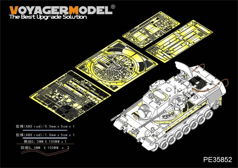 Voyager Model PE35852 Modern German Cheetah A1 SPAAG Basic For MENG TS-030 1/35