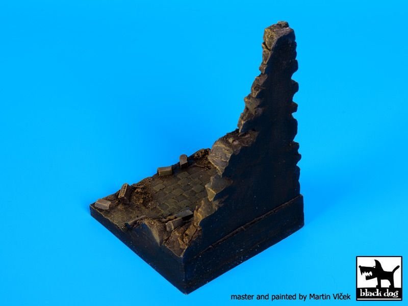 Black Dog D35056 Ruined wall N°3 base 1/35 – zdjęcie 2