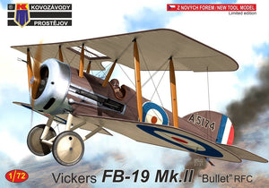 Kovozavody Prostejov KPM0250 Vickers FB-19 Mk.II „Bullet“ RFC“ 1/72