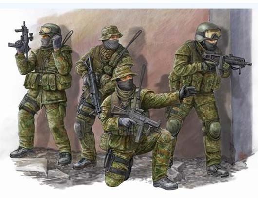 Trumpeter 00422 Modern German KSK Commandos 1/35