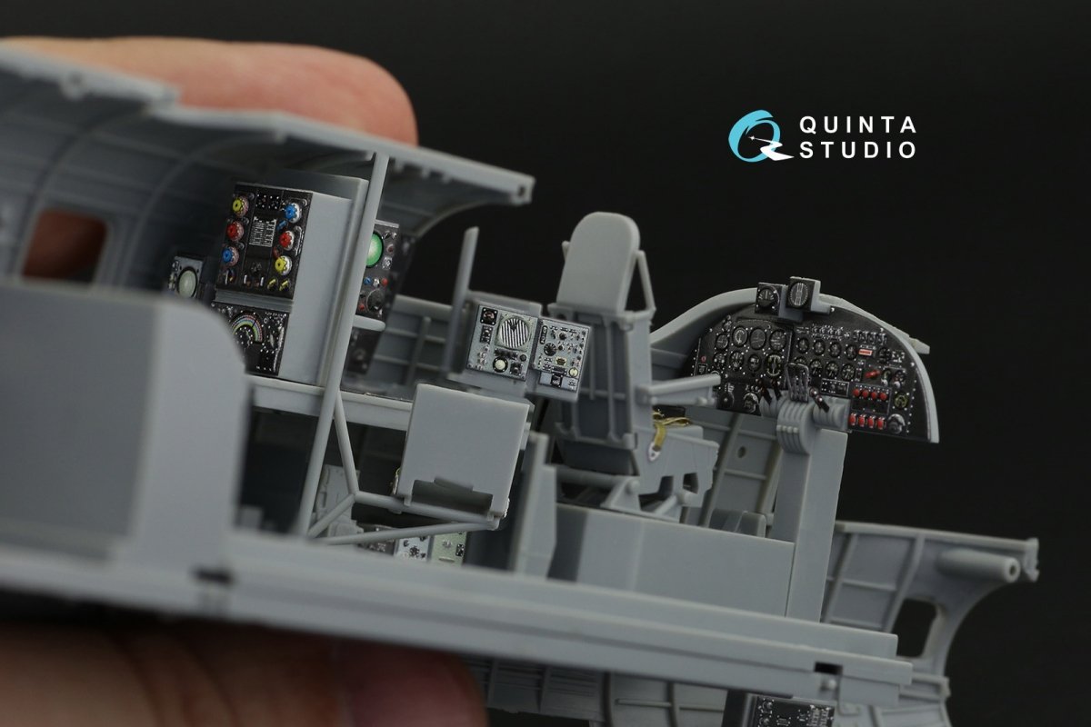Quinta Studio QD48248 Lancaster B Mk.I 3D-Printed &amp;amp; colored Interior on decal paper (HK Models) 1/48 – image 3