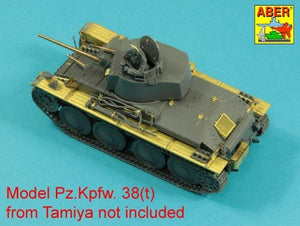 Aber 48041 Pz.Kpfw..38 (t) Ausf. E/F/G Niemiecki czołg Pz.38 (t) cz.2-błotniki / German tank Pz.Kpfw. 38 (t) Ausf.. E/F/G Vol.2-Fenders 1/48 – zdjęcie 9