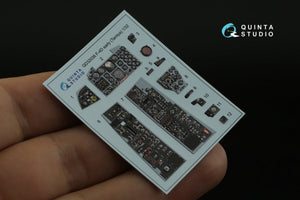 Quinta Studio QD32036 F-4D 3D-Printed &amp;amp; coloured Interior on decal paper (Tamiya) 1/32 – zdjęcie 12