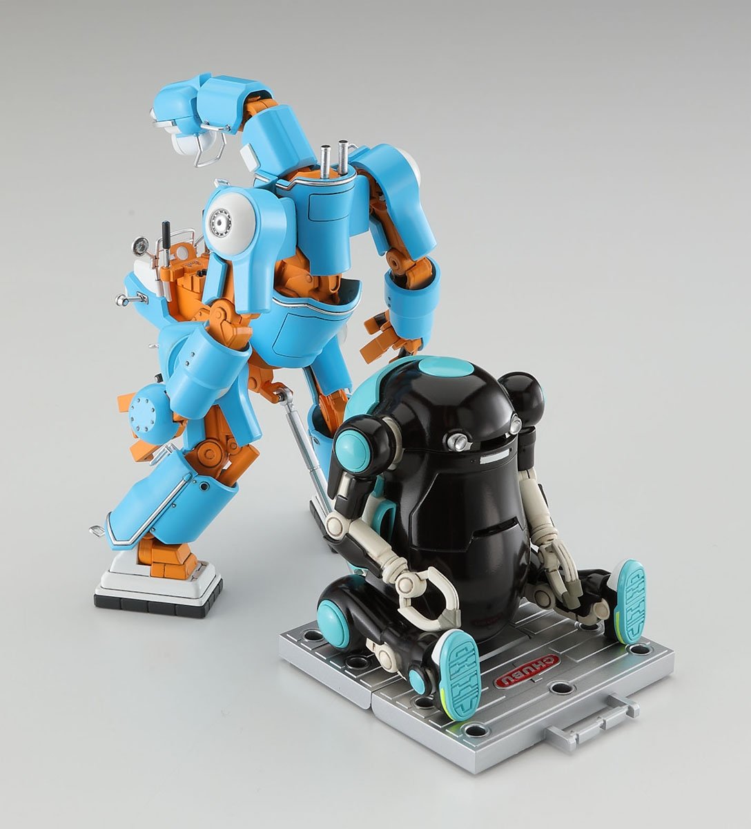 Hasegawa 64791 CHUBU 01 &amp;quot;Orange &amp;amp; Sky Blue&amp;quot; Lightweight Mechatrobot 1/35 – zdjęcie 8