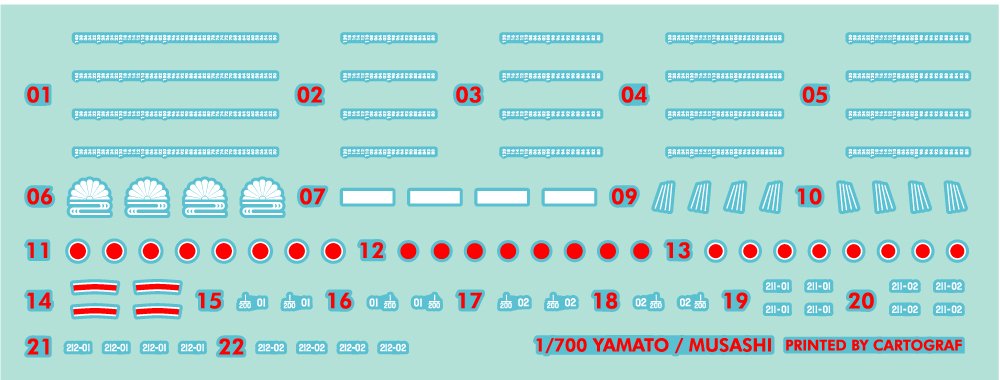 Pontos 70002R1 IJN Battleship Yamato 1945 (New Tool Full Hull ) 1/700 – image 5