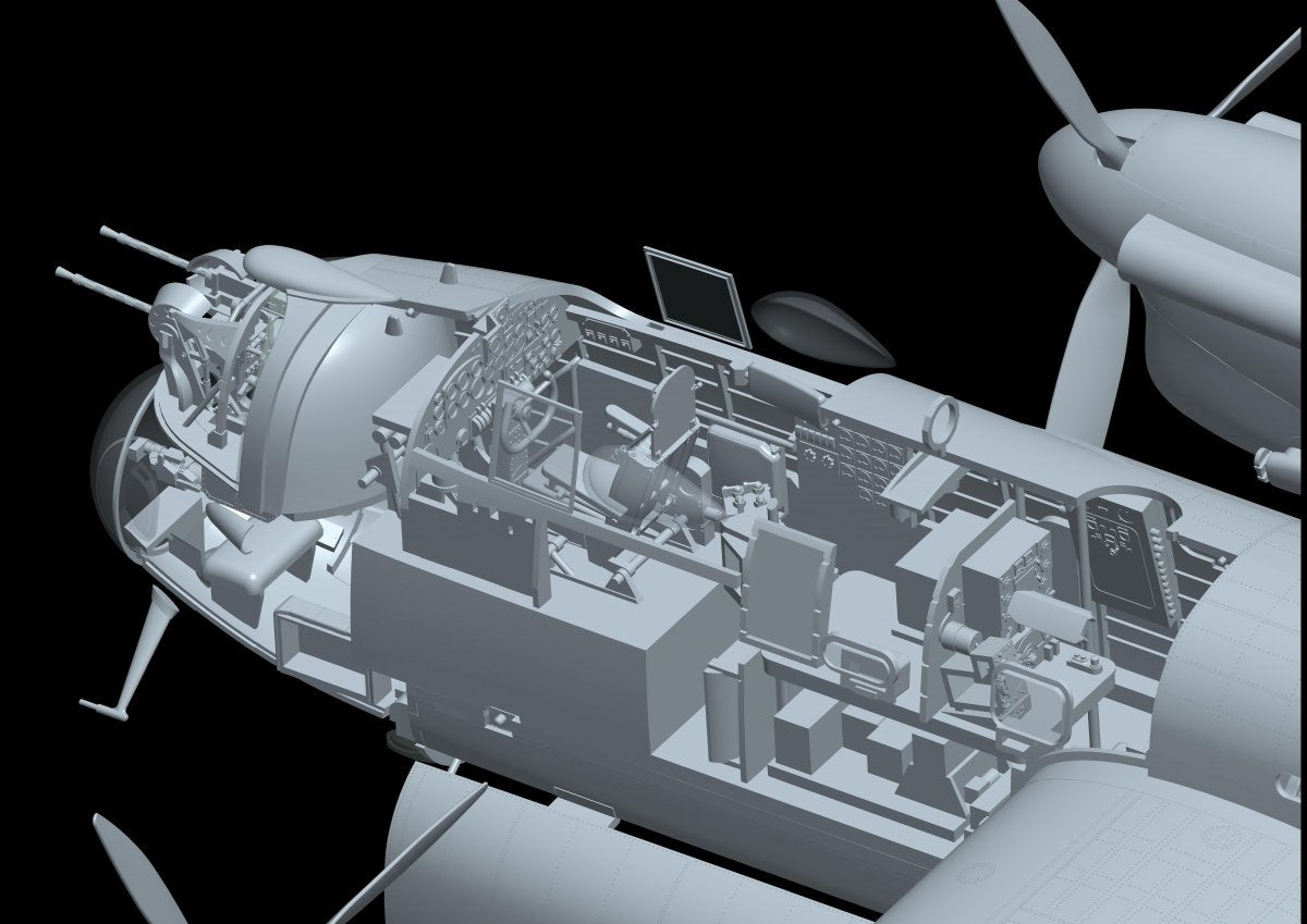 HK Models 01E012 Avro Lancaster B MkI/ B MkIII/ Dambuster 3 in 1 1/32 – zdjęcie 8