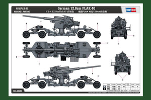 Hobby Boss 84545 German 12.8cm FLAK 40 1/35 – zdjęcie 4