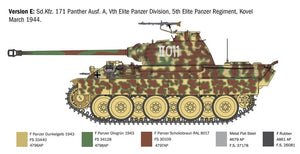 Italeri 0270 SD.KFZ. 171 PANTHER AUSF. A 1/35 – zdjęcie 11