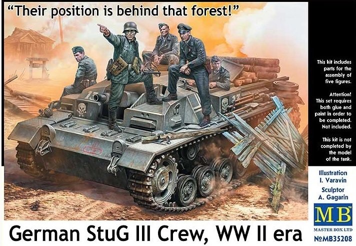 Master Box 35208 Équipage allemand StuG III 1/35