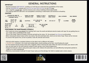 1 Man Army 48GEN300 Spitfire Mk I/II Maintenance stencils 1/48 – zdjęcie 2