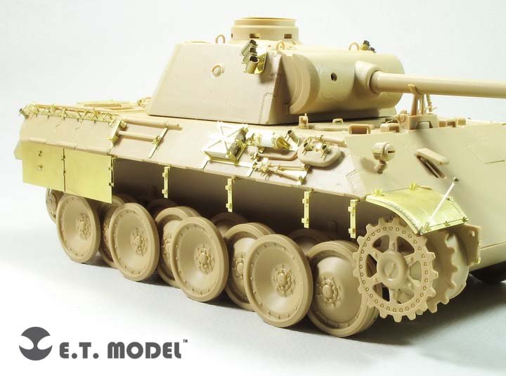E.T. Model EA35-114 WWII German Panther D Fender &amp;amp; Side Skirts For TAMIYA Kit 1/35 – zdjęcie 3