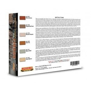 Lifecolor CS31 Acrylic paint set Debris and Rubbles 6x22ml – zdjęcie 2