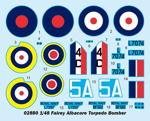 Trumpeter 02880 Fairey Albacore Torpedo Bomber 1/48 – zdjęcie 5