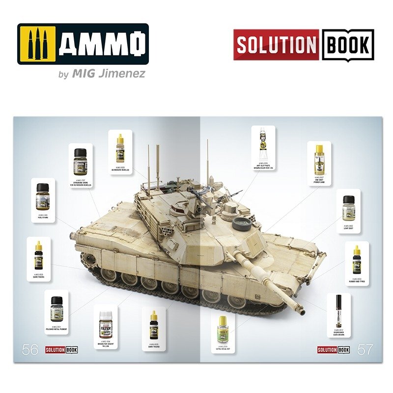 Ammo of Mig 6512 How to Paint Modern US Military Sand Scheme SOLUTION BOOK – zdjęcie 4