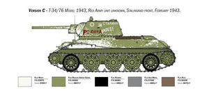 Italeri 6570 T-34/76 mod. 1943 1/35 – zdjęcie 7