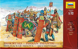 Zvezda 8006 Persian infantry (&amp;#39;Immortals&amp;#39;) V-IV BC 1/72