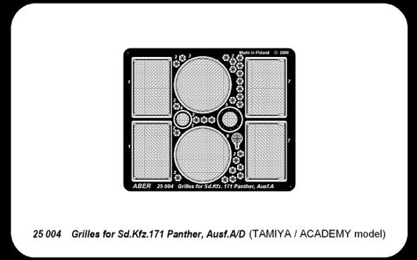 Aber R-15 Middle model shackle for Pz.Kpfw.V Panther - 4 pcs. – zdjęcie 3