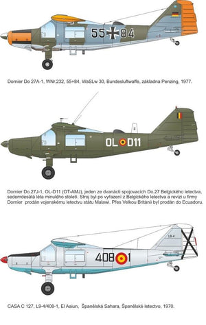 Special Hobby 72327 Dornier Do 27 German, Spanish and Belgian Service 1/72 – zdjęcie 2