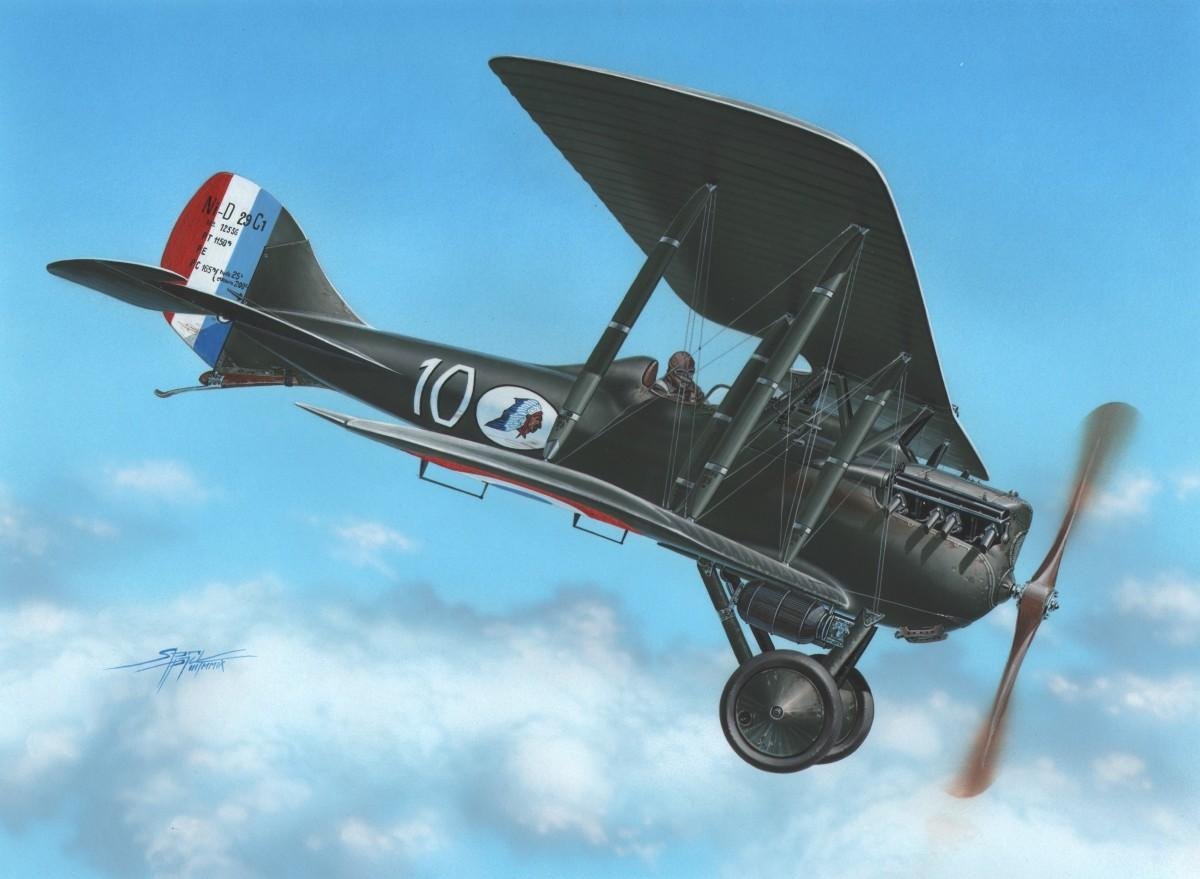 Azur FR008 Nieuport NiD 29 France + Belgique (1/72)