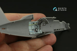 Quinta Studio QD48390 Macchi C.202 Folgore Late 3D-Printed &amp;amp; coloured Interior on decal paper (Hasegawa/Eduard) 1/48 – immagine 8