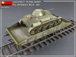 MiniArt 35303 Soviet Railway Flatbed 16,5-18t 1/35 – zdjęcie 12