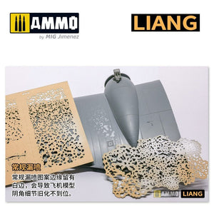Liang 0006 Salt Weathering Effects Airbrush Stencils (Sparse) – image 6