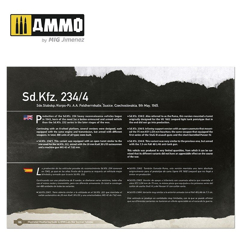 AMMO of Mig Jimenez 6015 ILLUSTRATED GUIDE OF WWII LATE GERMAN VEHICLES (English, Spanish) – image 7