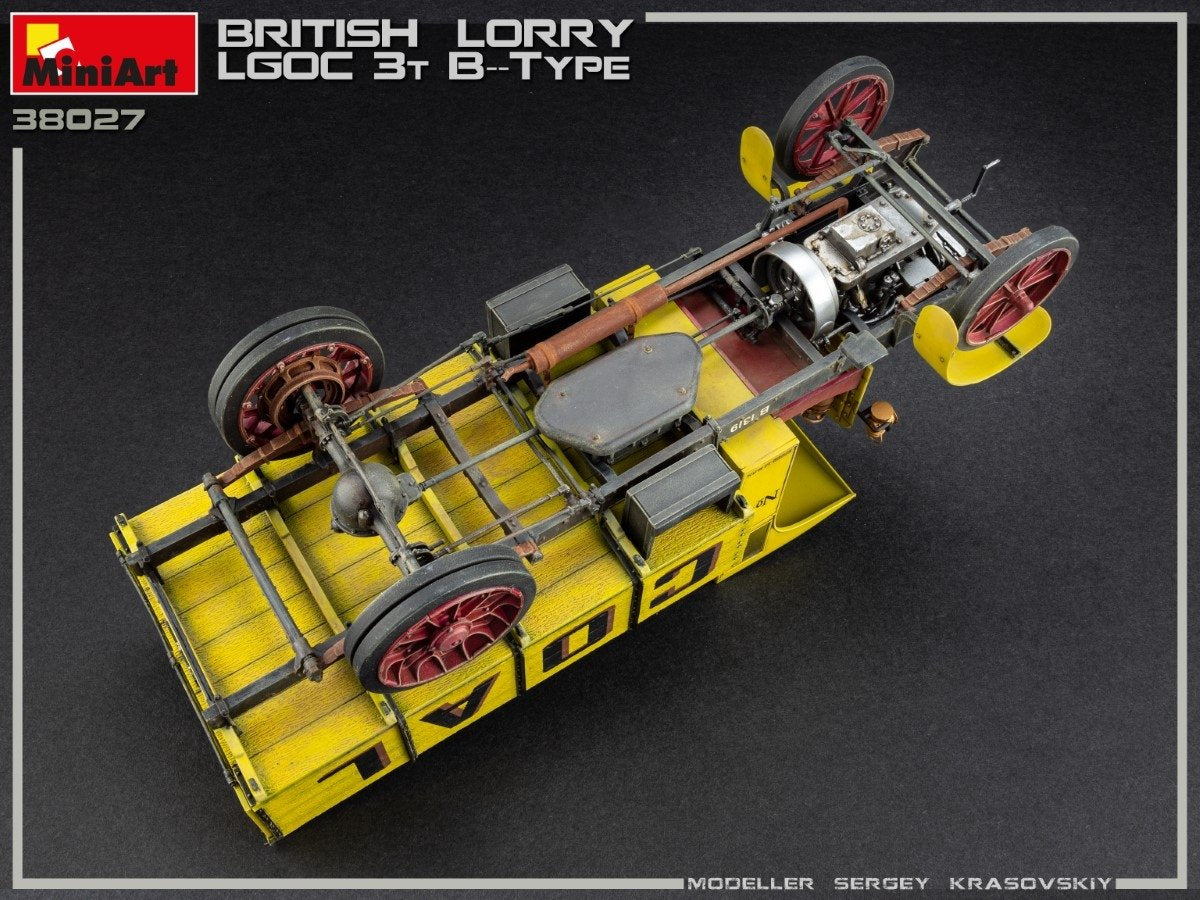 MiniArt 38027 BRITISH LORRY 3T LGOC B-TYPE 1/35 – zdjęcie 7