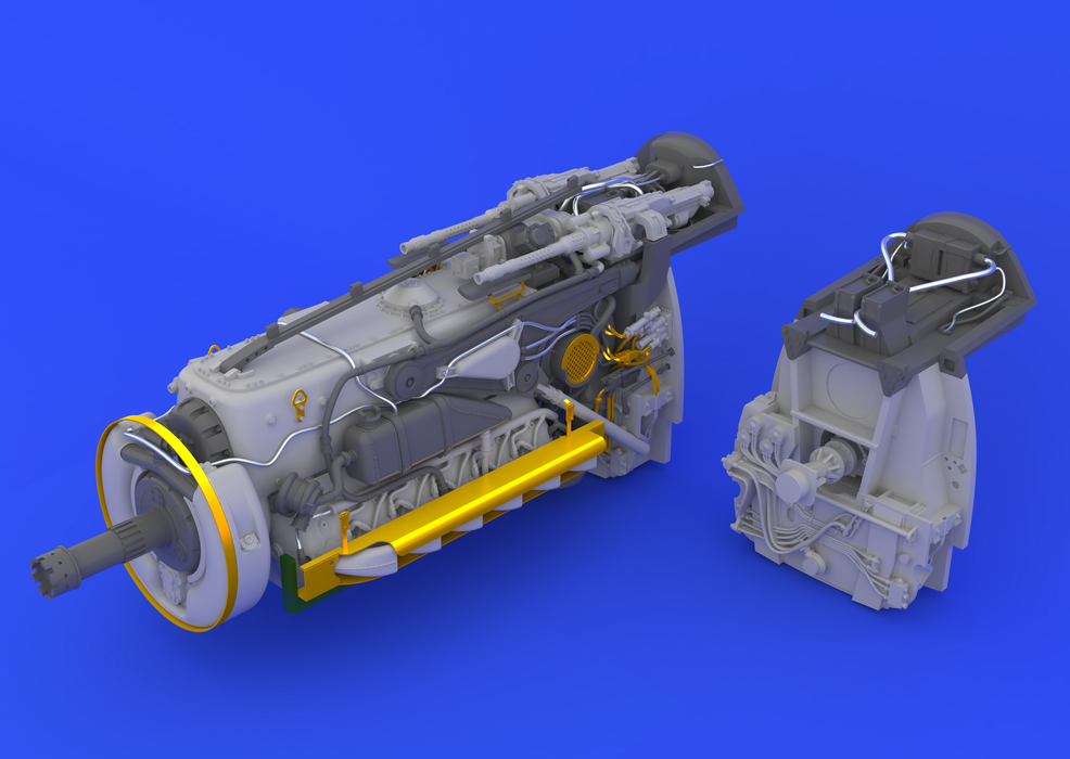 Eduard 632025 Bf 109G-6 engine 1/32 (Revel) – zdjęcie 6