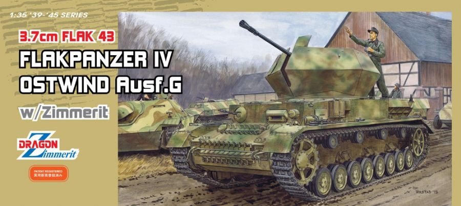 Dragon 6746 FlaK 43 Flakpanzer IV Ostwind avec Zimmerit (1/35)