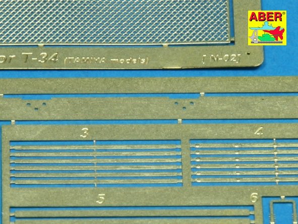 Aber 35G08 Grille covers for russian tank T-34 1/35 – zdjęcie 2