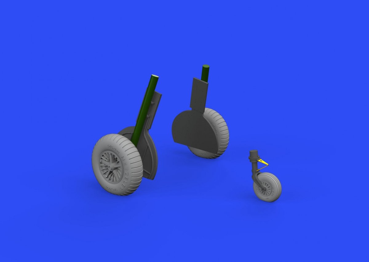 Eduard 632155 Bf 108 wheels spoked 1/32 EDUARD – image 2