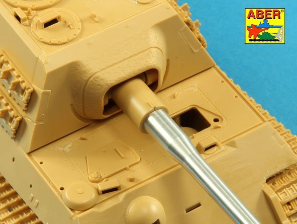 Aber 48L-29 128mm PaK 44 L/55 gun barrel for Sd.Kfz.186 Jagdtiger 1/48 – immagine 7