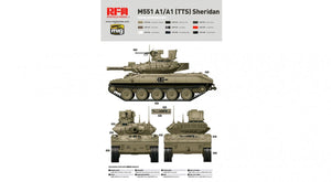 Rye Field Model 5020 M551A1/ A1TTS SHERIDAN 1/35 – zdjęcie 3