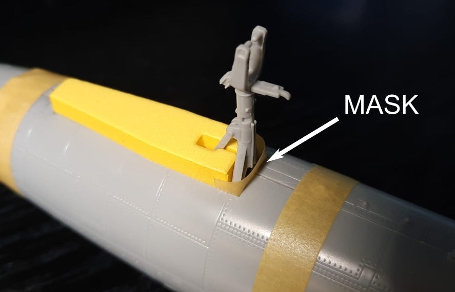 Omask 74851 F-105 Thunderchief wheel bay plugs (for Hobby Boss 80332, 80333 ) 1/48 – zdjęcie 3