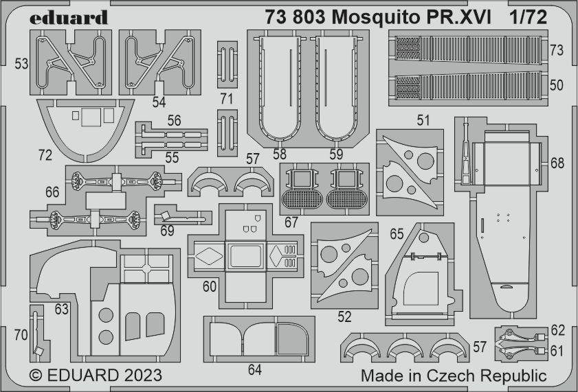 Eduard 73803 Mosquito PR. XVI AIRFIX 1/72 – image 2