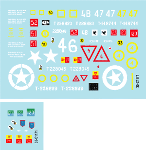 Star Decals 35-C1171 Sherman Mk V 1/35 – zdjęcie 3