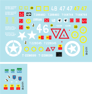 Star Decals 35-C1171 Sherman Mk V 1/35 – zdjęcie 3