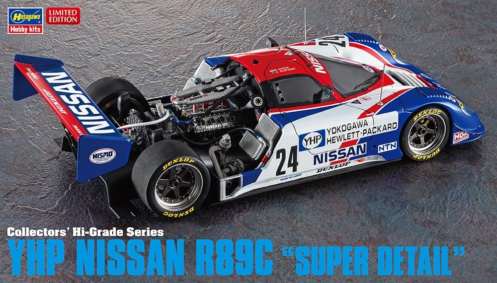 Hasegawa CH54 Collectors&amp;#39; Hi-Grade Series YHP Nissan R89C &amp;quot;Super Detail&amp;quot; 1/24