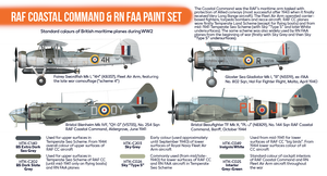 Hataka HTK-CS49 ORANGE LINE – RAF Coastal Command &amp;amp; RN FAA paint set 6x17ml – image 3