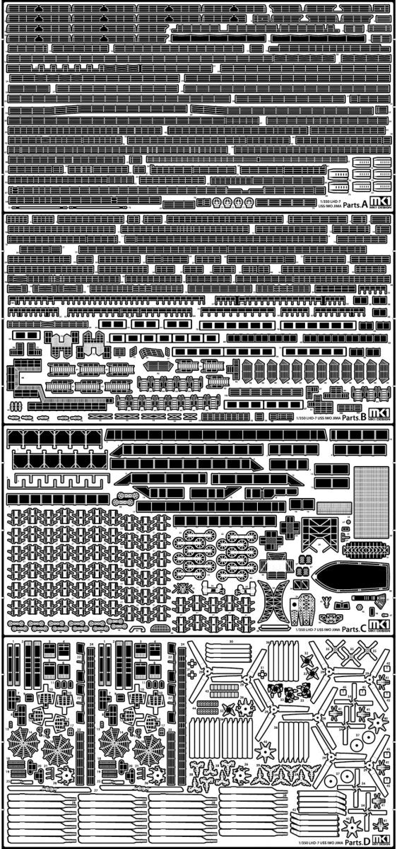 MK1 Design MS-35035 IWO Jima Detail-UP 1/350 – image 2