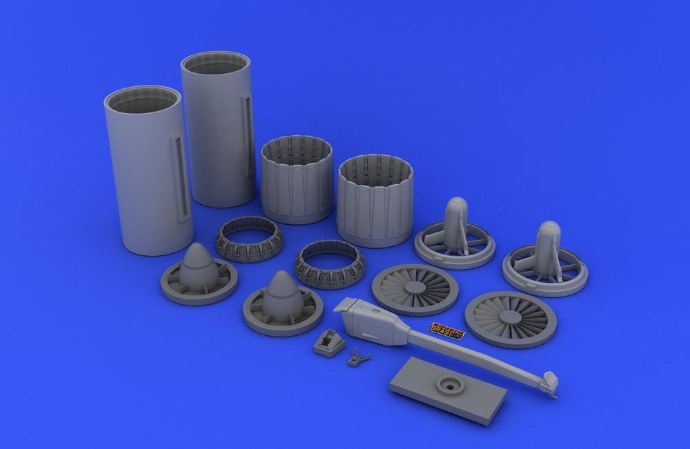 Eduard 632010 F-4 exhaust nozzles USAF late 1/32 Tamiya – image 4