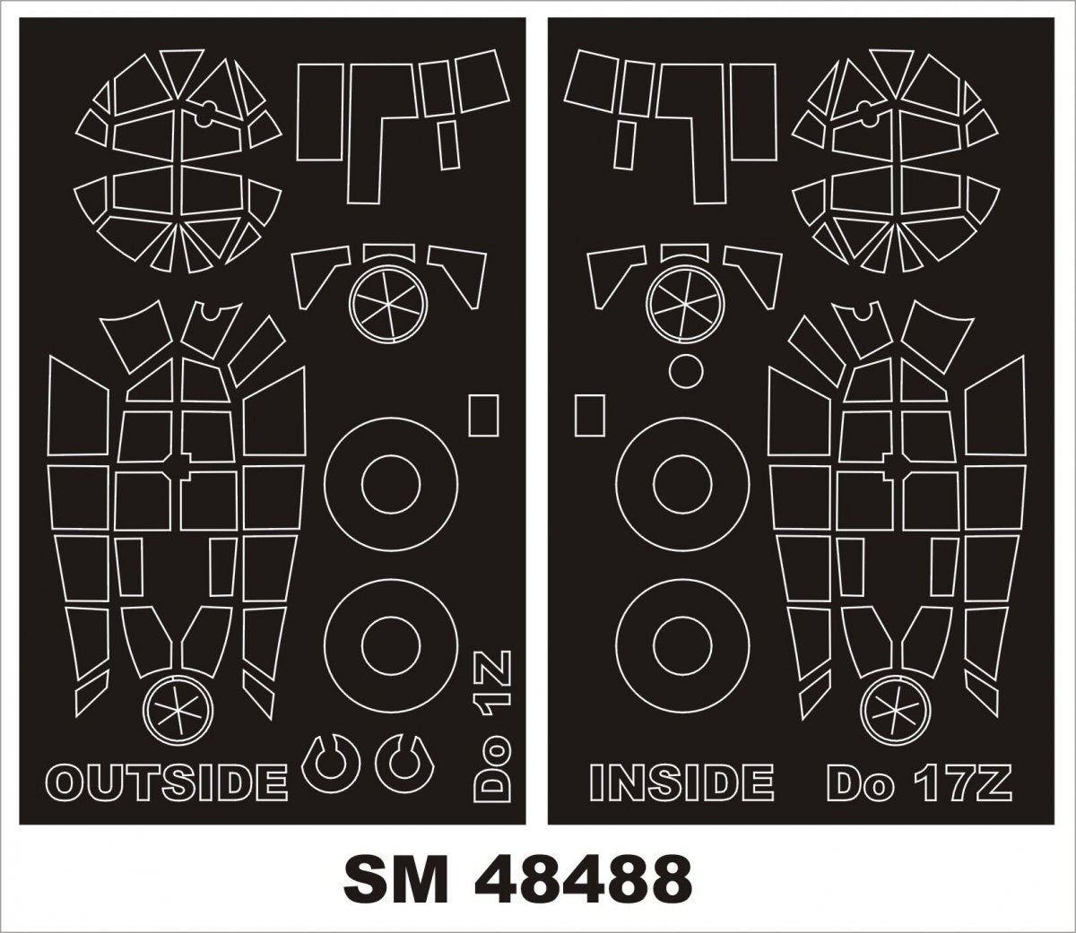 Montex SM48488 Do-17Z ICM 1/48