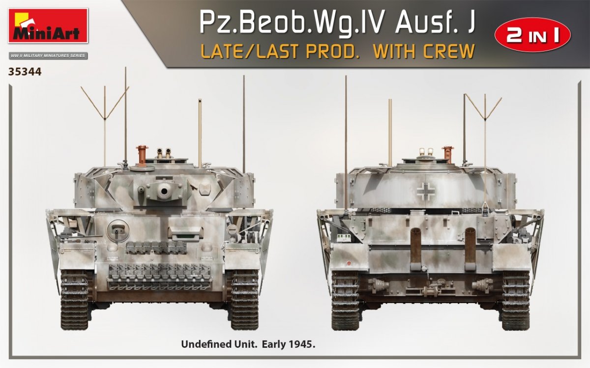 MiniArt 35344 Pz/Beob.Wg.IV Ausf. J Late/Last Prod. 1/35 – immagine 3