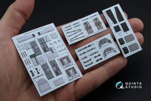 Quinta Studio QD48019 Yak-52 3D-Printed &amp;amp; coloured Interior on decal paper (ARK) 1/48 – zdjęcie 3